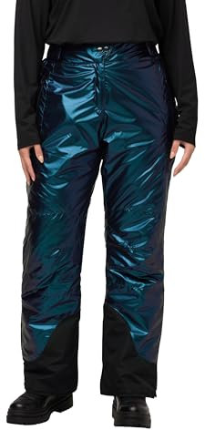 Ulla Popken, Damen, große Größen, Skihose Funktionshose Vollglanz 2-Tone