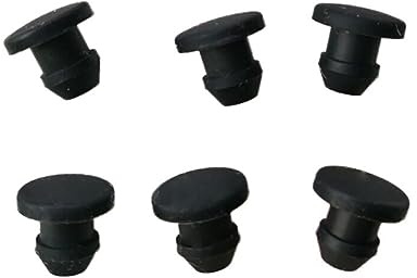 10pcs 2.5/3/3.5/4mm Silicone Rubber Hole Caps Solid T-type Plug Cover Gasket Blanking End Cap Seal Stopper (Color : Grey, Size : 3mm)