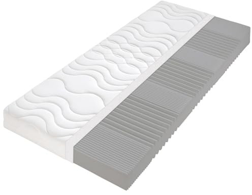 BeCo Matratze, Medibett Standard KS, Komfortschaum, Oeko-TEX Standard 100, Made in Germany, 100 Nächte Testschlafen (H3 (81-100 kg), 180 x 200 cm)