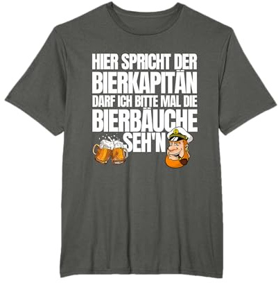 Bier Kapitän Bierbäuche Malle Party Outfit Becker Markus T-Shirt