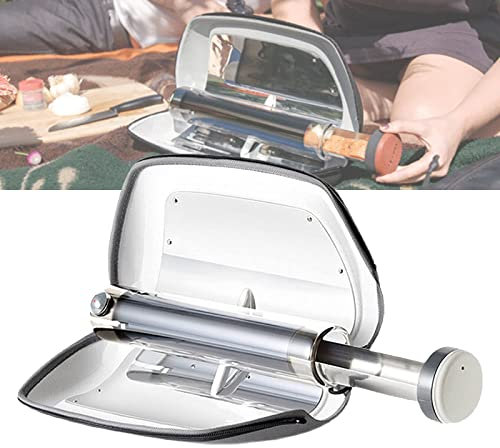 Lxwyq Four Solaire Cuisinière Solaire, Cuisinière Portable Cuisinière Solaire, Ustensiles De Cuisine De Camping Compacts, Réchaud De Camping Four Solaire pour La Randonnée (Capacité: 400ml)