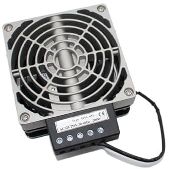 Fan-heater HVL031 230V 100W 150W 200W Moisture-proof Industrial Electric Cabinet Heater temperature switch (Color : 400W)