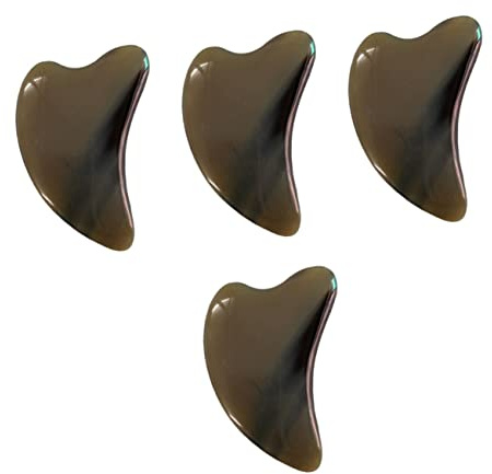 TOVINANNA 4stücke Gua Horn Scraper Für Gesichtsmassage Multifunktionales Massagegerät Hautpflege Für Zuhause Und Salon Langlebig Und Hautschonend