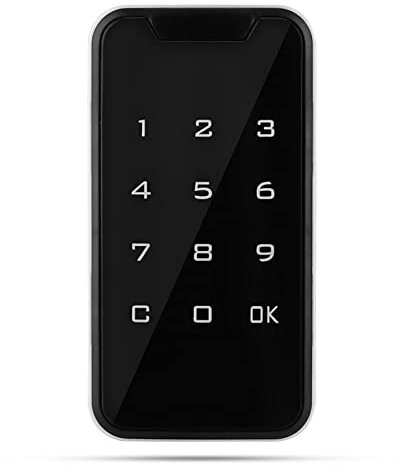 Serratura Elettronica per Armadietti, Serratura con Codice Digitale Touchscreen, Serratura a Combinazione per Armadietti, Serratura Intelligente per Mobili, Serratura per