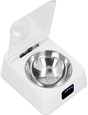 Syrisora ​​Pet Smart Feeder, Induktionsdeckelöffnung, Wiederaufladbarer Futternapf Hunde und Katzen, Kleine und Mittelgroße Haustiere, 350 Ml