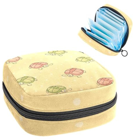 Turtle-926 - Borsa per il primo ciclo mestruale, per ragazze e donne, per coppette mestruali, per mestruazioni femminili