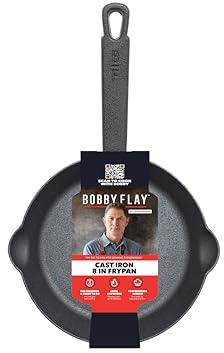 GreenPan x Bobby Flay 8 Pre-Seasoned Cast Iron Frying Pan Skillet