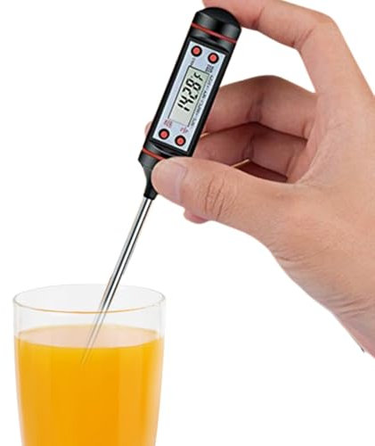 Termometro per carne - Termometro digitale per cibo | Termometro di cottura di lettura istantanea, termometro da cucina reversibile, termometro per barbecue digitale