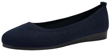 Ballerinas Women's Sandals Summer Shoes Orthorinas Shoes Comfortable Slip On Non-Slip Flat Knit Trainers Summer Elegant Breathable Round Toe Sporty Flat Dance Shoes Women