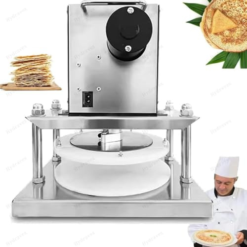 Electric Pizza Dough Press Machine,Stainless Steel Dough Roller Dough Sheeter Pasta Maker 22cm/25cm/30cm Dough Pastry Press Machine for Pizza Crusts and Meatloaf,30cm