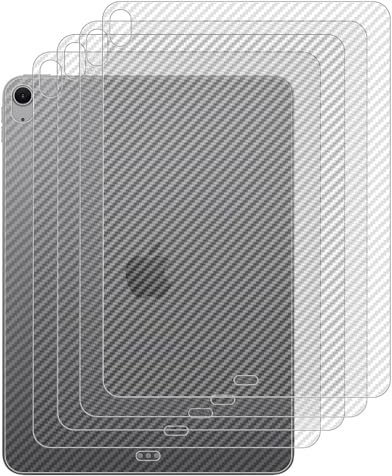 GIOPUEY Film Protection Arriere Compatible avec iPad Air 6 13 M2 2024, 4 Pièces 0.1mm Ultra-Mince Pet Doux Back Flim [Antidérapant] [Anti Empreintes Digitales]