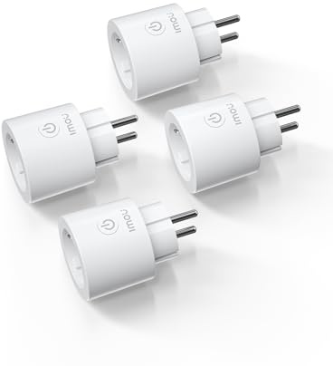 Imou Enchufe Inteligente CE2P (4 Paquetes), Enchufe Wi-Fi 16A para Matter, Monitorización de Energía, Monitor de Consumo Eléctrico, Compatible con Alexa & Google, Control Remoto por App ImouLife
