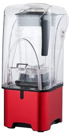 Frullatore Professionale Con Timer Intelligente Da 2200 W, Spremiagrumi, Robot Cucina, For Frullati Di Ghiaccio, Elettrico Mescolare Energicamente(Red)