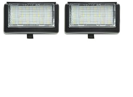 Vuzmode Lampada targa luce 2 pezzi, for, ML W164 X164 2004-2012, for Smart, Roadster 452 2003-2006 Luce targa a LED per auto