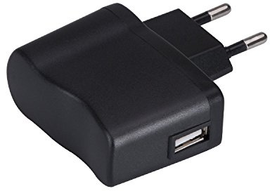 5V/ 500mA Netzteil, USB Ladegerät für MP3 Player, von AGPTEK, Schwarz | USB Ladegerät für MP3, MP4 Player Diktiergerät, kabelloser Sportkopfhörer und Armband
