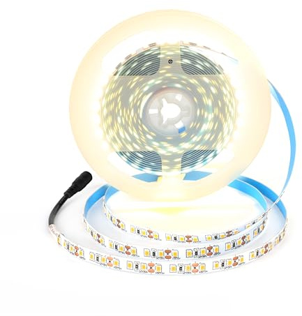 Arotelicht Tira de luces LED SMD2835 600ledes 5M luz blanca IP20 No Impermeable 12V Blanco Cálido