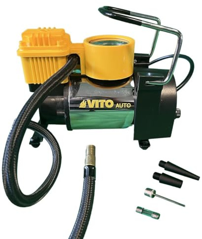VITO - Compresseur portable 140W 10 bar 115PSI Multi fonctions 35L/min Accessoires et Sac
