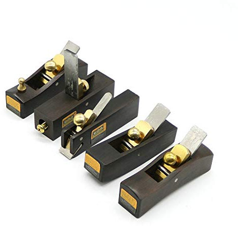 5-teiliges Set DIY Mini Handhobel Zimmerei Zimmermann Ebenholz Tischlerei Holzwerkzeuge
