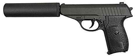 Pistola Airsoft GAPA3A / Metallo/Colore Nero/armamento Manuale (Molla) / Potenza: 0,5 Joule/fornita con Accessorio