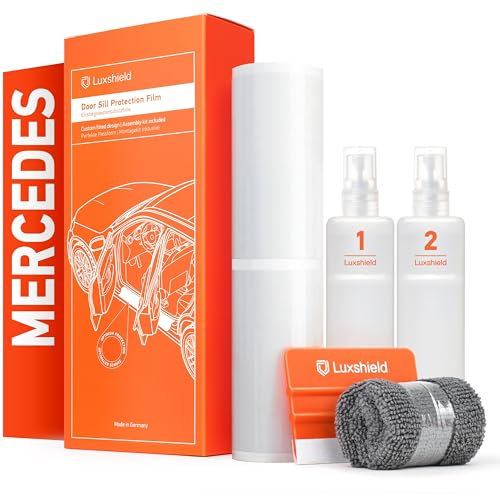 Luxshield Auto Einstiegsleisten Schutz für Mercedes Benz V-Klasse W447 I 2014-2025 - Schutzfolie Autotür Zubehör Zierleisten Lackschutzfolie Transparent