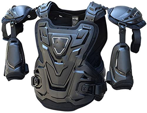 Hcclijo Rodilleras de Motocross Rodilleras Protector ATV Deportes Motor-Racing Guard Seguridad Rodilleras AR08 Negro M