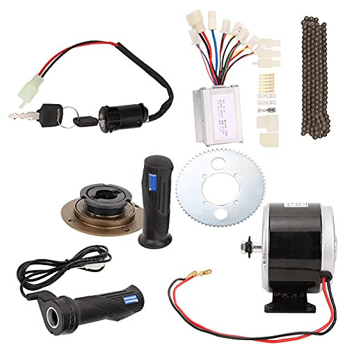 LARIAU Motor-Umrüstsatz, DIY-Motor-Umrüstsatz Bürsten-Bürsten-Motor-Kit für Elektro zum Radfahren für Elektroroller