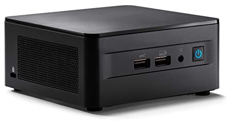 Intel NUC 12 NUC12WSHi5 Mini computadora de sobremesa/Mini PC/HTPC 12ª generación Intel Core i5-1240P, gráficos Intel Iris Xe, 12 núcleos de procesador (4P+8E), 16 Hilos(8G RAM, 512G SSD)