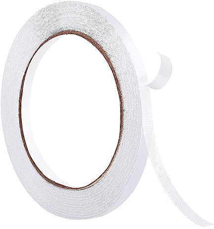 SUBTAVIK 10m/32.81ft Double Sided Fabric Tape, Double Sided Tape Heavy Duty Adhesive Double Sided Sticky Tape Mounting Tape for Clothes Craft Home Office School Hotel Floor