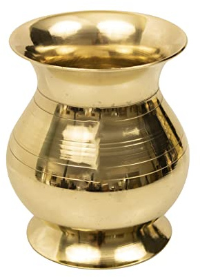 Putrika Traditional Brass Lota | Kalash |Sombu | Theertha Sembu | Vessel |Jug | Karwachauth | Diwali | Mandir Wedding|Kamandal|Gangajal|Water Gangotri|Chambu- Valap chambu