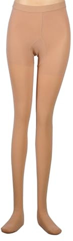 SUPPORTSMART 20–30 mmHg Strumpfhose, geschlossener Zehenbereich, Größe M, Beige