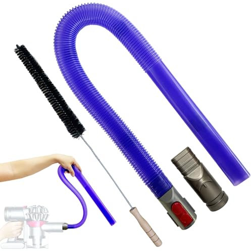Vacuum Accessories & Attachment - Dryer Vent Cleaner Kit & Refrigerator Condenser Coil Brush- Flexible Crevice Tool for Small Crevice