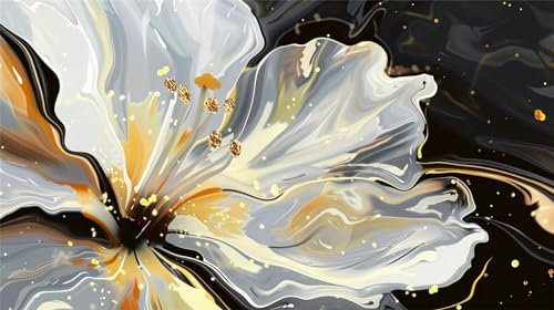 Malen nach Zahlen Erwachsene, DIY Malen nach Zahlen Einfach, 180x100cm DIY Blume mit Pinsel und Acrylfarben, Set Malen nach Zahlen ab 6 7 8 9 10 11 12 Jahre Mädchen Jungen Teenager Kreatives Geschenk