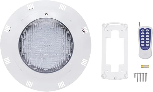 KLOOLIVE LED Poolbeleuchtung Unterwasserscheinwerfer Poolleuchte Schwimmbadleuchte Strahler 36W RGB IP68 Wasserdicht