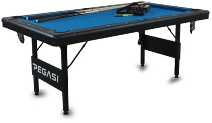 Pegasi Billardtisch Foldy 6ft - Schwarz - zusammenklappbar | Indoor, Billard tisch, Mini billardtisch, Billardtisch outdoor, Billardtisch 8ft, Billardtisch 9ft, Billardtisch 7ft