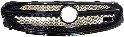 Lgtcjzfw Kühlergrill Passend für B-uick Regal Opel Insignia 2017-2022，Schwarz Glanz kühler Front Doppel Rippen Grill Kühlergrill