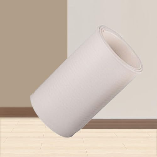 Fußleiste aus PVC, Sockelleiste Küche, 20 Fuß (L), Flexible Fußleistenleiste (Kleber Nicht im Lieferumfang Enthalten), Weichsockelleiste,Weiß,15cm (5.91in)