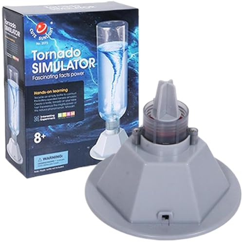 Kit scientifico Tornado Maker Giocattolo tornado a batteria, ricicla una bottiglia vuota per costruire Maker per bambini e bambine dagli 8 anni in su Kit scientifico lampada Gioca
