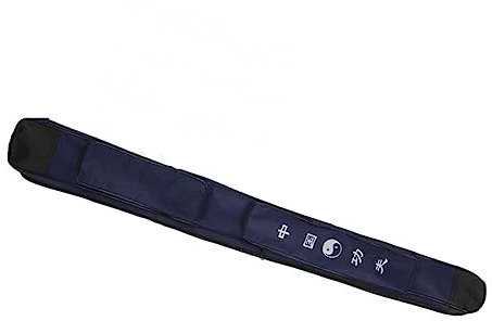 SOIMISS Dicke Canvas-schwerttasche wasserdichte Aufbewahrungsbox Einlagige Schwerttasche Für Kampfsport Empfangstasche Mit Verstellbarem Schultergurt Aus Robustem Canvas-Material Und Pu-le