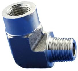 90-Grad-Rohrbogenverschraubung – Edelstahl-Hochdruck-Außen-/Innengewinde, geschmiedeter 90°-Bogenadapter for Industrieinstallationen(1/4)