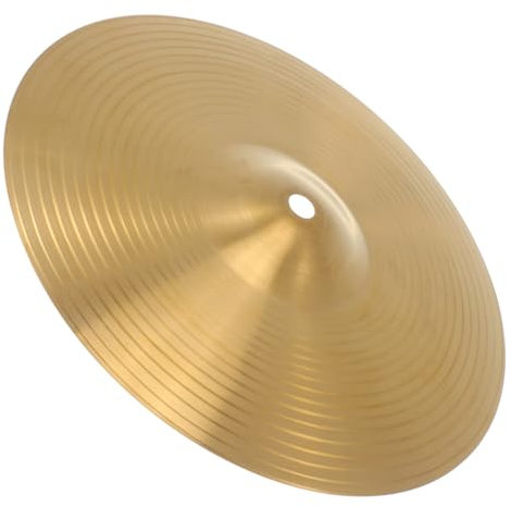 SECFOU Schlagzeugbecken Jazz Übungs Becken Crashbecken Für Schlagzeug Zubehör Schlagzeugbedarf