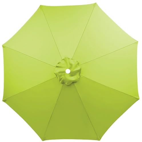 Housse de Rechange pour Parasol - Toile de Rechange pour Parasol Dessus de Rechange pour Parasol à 8 Baleines (Vert Gazon 350 cm (11,5 Pi))