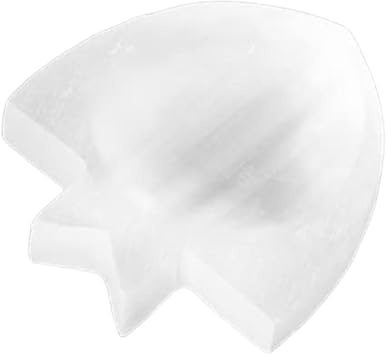 PawwJoy Cuenco de cristal de selenita para meditación espiritual para almacenamiento de joyas y limpieza de energía, piedra natural, decoración del hogar, regalo de 6,5 cm