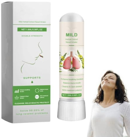 Lung Cleanse, Nasal Inhalateur, Inhalateur de Nettoyage, Nettoyant pour Les Poumons, 1PC, 1.8ML