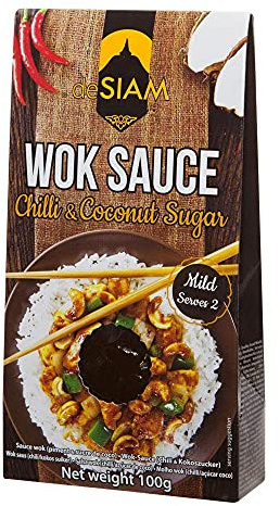 deSiam Wok Sauce Chilli & Coconut Sugar 100g