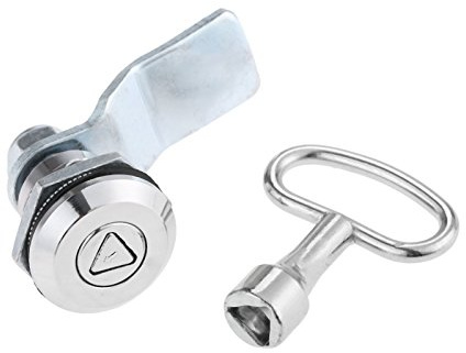 Hicello 25mm Triangle Tubular Cam Lock, Cabinet Door Electric Box Lock
