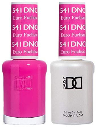 DND Duo Gel & Nail Polish Set - Euro Fuchsia 541-2x15ml