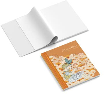 easyprint Poesiealbum personalisiert mit Name | Kleiner Hase | 148 x 210 mm | Hardcover | Papier 100 g/m² | Blanko Innenseiten | Freundebuch | Erinnerungsbuch