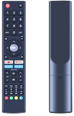 TCNOUMT Neu GCBLTV02BDBIR Fernbedienung Passend für ChangHong CHiQ TV L32H7L L32H5S L32H7N L40H7N U43H7A U43H7L L43H7N U50H7N U55H7L U55H7LX U55H7N U58G7N L55H7N-Keine Einrichtung erforderlich