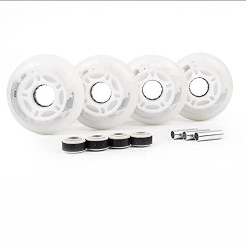 Generisch Inline Skate Rollen Inline Skate Räder Stück Flash Indoor/Outdoor Rollschuh Räder 72 mm LED leuchtende Freizeit Street Skating Räder 82 A