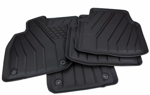 kfz-premiumteile24 Fußmatten kompatibel mit Passat Variant 3J (B9) SuperB (3Y) ab 2024 Gummimatten Premium Qualität Allwetter Schalenmatten geruchsneutral 4-teilig schwarz